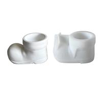Moldes De Silicona De Tarro De Navidad - Tarro De Almacenamiento De Resina Y Molde De Caja De Té Ligero | Moldes De Árboles De Navidad Festivos Para Fundición De Resina, Cemento, Yeso Y Mestier
