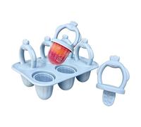 Moldes de silicona: diseño reutilizable, práctico juego con protección contra fugas, polímero de alimenticio, extracción de sin esfuerzo, para yogur de frutas y chocolate
