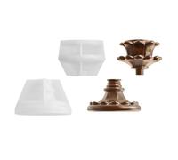 Moldes de silicona duraderos para crear soportes europeos, moldes de silicona con decoración de arte de resina para el hogar y soporte inspirado en proyectos