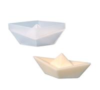 Moldes de silicona en forma de barco para hacer silicona de resina epoxi reutilizable