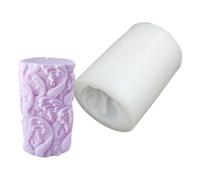 Moldes de silicona en forma de cilindro para jabón, decoración del hogar, manualidades, resina epoxi, proyecto, yeso, moldes de silicona, decoración de café