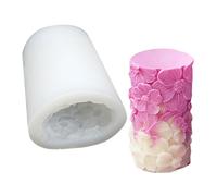 Moldes de silicona en forma de cilindro para jabón, decoración del hogar, manualidades, resina epoxi, proyecto, yeso, moldes de silicona, decoración de café