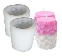 Moldes de silicona en forma de cilindro para jabón, decoración del hogar, manualidades, resina epoxi, proyecto, yeso, moldes de silicona, decoración de café