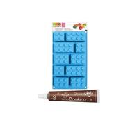 Moldes de silicona en forma de ladrillos ScrapCooking + 1 Lápiz de chocolate