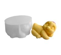 Moldes de silicona en forma de pato fáciles de desmoldar para hacer jabón, siliconas multiusos para resina epoxi, molde de silicona para pato