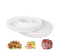 Moldes De Silicona Epoxi - Molde De Fundición En Bandeja, Juego De Moldes De Resina Flexible, Accesorio De Manualidades 3D, Diseño De Silicona Antiadherente | Joyería De Resina, Portavasos Y Dulces