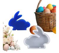 Moldes de silicona | Fácil de desmoldar suministros de manualidades reutilizables | Lindo molde de conejo de silicona - para velas, jabón, yeso, resina epoxi, decoración del hogar, arte y manualidades