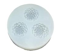 Moldes de silicona florales multiusos de 0, 4 a 2, 4 cm, formas detalladas de flores de rosas, resistentes calor, flexibles para chocolate, jabón, resina, manualidades, moldes de silicona con flores