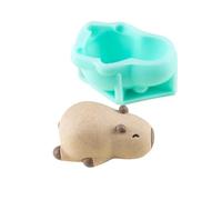 Moldes de silicona funcionales para hornear, mango blanco flexible y pudines para hacer postres con familiares y amigos, moldes de silicona para fondant