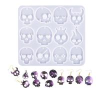 Moldes de silicona Halloween y manualidades Molde de calavera Halloween