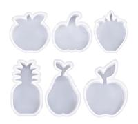 Moldes de silicona hechos a mano para hacer jabón, piñas para hacer resina, frutas, silicona para decoraciones de chocolate
