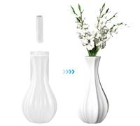 Moldes de silicona, molde de florero de flores fáciles de desmoldear, 3.2x3.2x6.3 pulgadas de resina epoxi moldes para la fabricación de jarrones de flores de bricolaje, regalos de plantador d