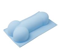 Moldes de silicona, molde para pene, moldes de chocolate de silicona resistentes al calor, molde divertido para pastel de pene para cocina de fiesta
