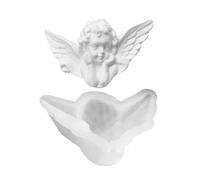 Moldes de silicona, moldes para fondant, diseño detallado, fácil liberación, atractivo angélico, manualidades hechas a mano para entusiastas hechos a mano, principiantes, 4.1 x 2.5 x 1.3 pulgadas