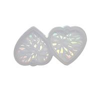 Moldes de silicona multifuncionales para joyería, moldes para colgantes en forma de corazón, moldes para llaveros de silicona para pendientes y colgantes de resina