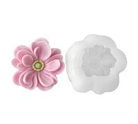 Moldes de silicona multiusos con forma de flor, moldes de silicona para fondant, para hacer velas, jabón, dulces, chocolate, decoración de pasteles, molde de flores de manzanilla