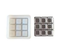 Moldes de silicona multiusos con patrones intrincados para llaveros, pulseras, proyectos artesanales, molde de silicona para manualidades en miniatura