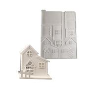 Moldes de silicona multiusos para manualidades, casas y soportes de resina, ideales para decoración del hogar, amantes de las manualidades, decoración del hogar