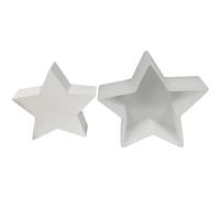 Moldes de silicona para adornos en forma de estrella, arcilla de silicona, suministros para hacer a mano resina