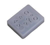 Moldes de silicona para anillos de bola, llaveros, colgantes, moldes de resina epoxi para manualidades de resina epoxi, joyería, manualidades