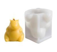 Moldes de silicona para animales, 3D Capybara Shaped Mold for Epoxy Resin, Multipurpose Crafting Tool Compact for Making Soap, Wax, Chocolate, Cement, Clay, and DIYers Art Projects