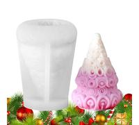 Moldes de silicona para árbol de Navidad, para velas, caramelos, velas perfumadas, hechas a mano, jabón, barra de chocolate, para decoración del hogar y fiestas