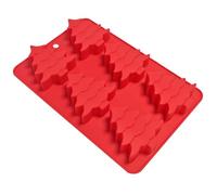 Moldes de silicona para árbol de Navidad, utensilio de cocina resistente al calor, molde de cocción de 6 cavidades, para pastelería, chocolate, glaseado, espuma de postres de