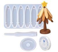 Moldes De Silicona Para Artesanía - Forma de árbol hecha a mano | Molde para Salvamanteles Caliente | Para Cera Cemento Jabón Resina Yeso Posavasos de Tarro Caliente