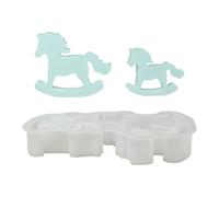 Moldes de Silicona para Caballo,Molde de Silicona de Animales para Manualidades,Vaciado de Resina en Forma de Caballo | para Yeso, Cemento, Resina, Manualidades, Cocina, Estilo Granja, Familia, Amig