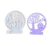 Moldes de silicona para candelabro de casa de hongos, moldes de resina para árbol de amor, moldes para decoración de mesa, soporte de árbol de seta, candelabro, soporte de silicona para manualidades