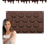 Moldes de silicona para caramelos, moldes de chocolate con 18 rejillas, juego de utensilios de horneado de vacaciones, molde de gelatina, herramientas para hornear dulces, chocolate, cubitos de hielo