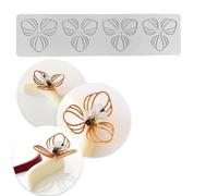 Moldes de silicona para chocolate, 3D Hollow Round, Leaves Shape Silicone Molds for Baking Resin Soap Candy Craft Cake Decorating Birthday Desserts(394)