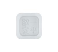 Moldes de silicona para chocolate, con forma de placa de caracteres chinos, moldes de caramelo para hornear, herramientas de silicona para cocina, hornear, molde de letras chinas