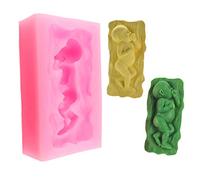 Moldes de silicona para chocolate, Fondant Cake Baking Tools Baby Shaped Silicone Moulds West Point Bread Ice Soap Clay Resin Mould(Baby C)