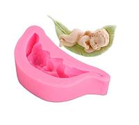 Moldes de silicona para chocolate, Fondant Cake Baking Tools Baby Shaped Silicone Moulds West Point Bread Ice Soap Clay Resin Mould(Baby a)