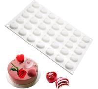 Moldes de silicona para chocolate, Fruit Shaped Silicone Mold 35 Cavity Cherry Chocolate Silicone Dessert Moulds DIY Baking Cake Mould(B)