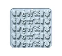 Moldes de silicona para chocolate, molde de 35 celdas, molde de cocina para dulces, molde para postres de fondant | Bandeja de silicona para cupcakes, accesorios creativos para hornear con fácil de