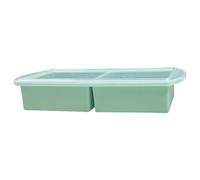 Moldes de silicona para congelador con tapas, bandeja de cubos grandes, bandejas de cubitos de hielo a prueba de fugas, utensilios de cocina reutilizables sin BPA para preparación de comidas, sopa