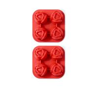Moldes de silicona para cubitos de con diseño de tulipanes que permiten un desmoldado sencillo, ideal para cócteles y bebidas, silicona segura para alimentos de fácil liberación para uso en la