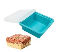 Moldes de silicona para cubitos de hielo, bandejas de congelación de silicona con tapa impermeable | Moldes de silicona para congelador, uso en casa, cocina, camping, viajes,