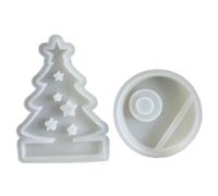 Moldes de silicona para decoración de árbol de Navidad, moldes personalizables para decoración del hogar, hermosos soportes para crear moldes