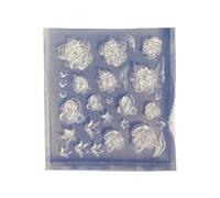 Moldes de silicona para decoración de uñas, forma delicada, molde decorativo para varios tipos, plantilla creativa para arte de uñas
