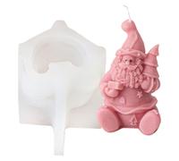 Moldes De Silicona Para Fabricación Velas Moldes Adorno Manualidades Jabón La Serie Christmas Man Suministros Hacer