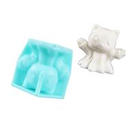 Moldes de silicona para fiestas infantiles, divertidos moldes para hacer postres adorables como gelatinas en eventos de cumpleaños, gatitos, herramienta resistente para fiestas, hogares, horneado