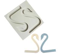 Moldes de silicona para fondant, molde de silicona único con cuello de , cocina de bricolaje, resina, jabón, chocolate, azúcar, manualidades, ideal para decoración de pasteles, cupcakes