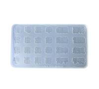 Moldes de silicona para fondant, serie de caracteres chinos, molde de postre, herramienta de decoración de pasteles, adecuado para diseños creativos de postres, moldes para hacer dulces