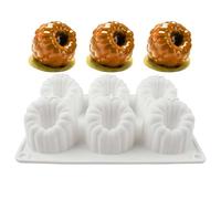 Moldes De Silicona Para Frutas - Molde Para Hornear Con Forma 3D Frambuesa | 6 Cavidades Para Tartas De Mousse - Para Cafetería, Restaurante, Panadería, Pastelería, Repostería, Cocina Y Uso Doméstico