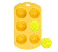 Moldes de silicona para hacer caramelos, herramienta con 6 huecos en forma de fruta, moldes de silicona para caramelos, para familiares, amigos, estudiantes, adultos, de cumpleaños, vacaciones