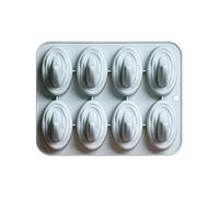 Moldes de silicona para hacer cubitos de con forma de aleta de peces, para fiestas y pubs domésticos, fácil de limpiar, hornear, moldes de silicona para peces, bandeja para cubitos de
