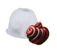 Moldes de silicona para hacer jabón de resina epoxi molde de corazón extracción rápida para hacer jabón
